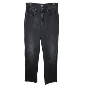 BDG Urban Outfitters Stretch Cowboy Straight Jeans Black High Rise Womens Sz 28